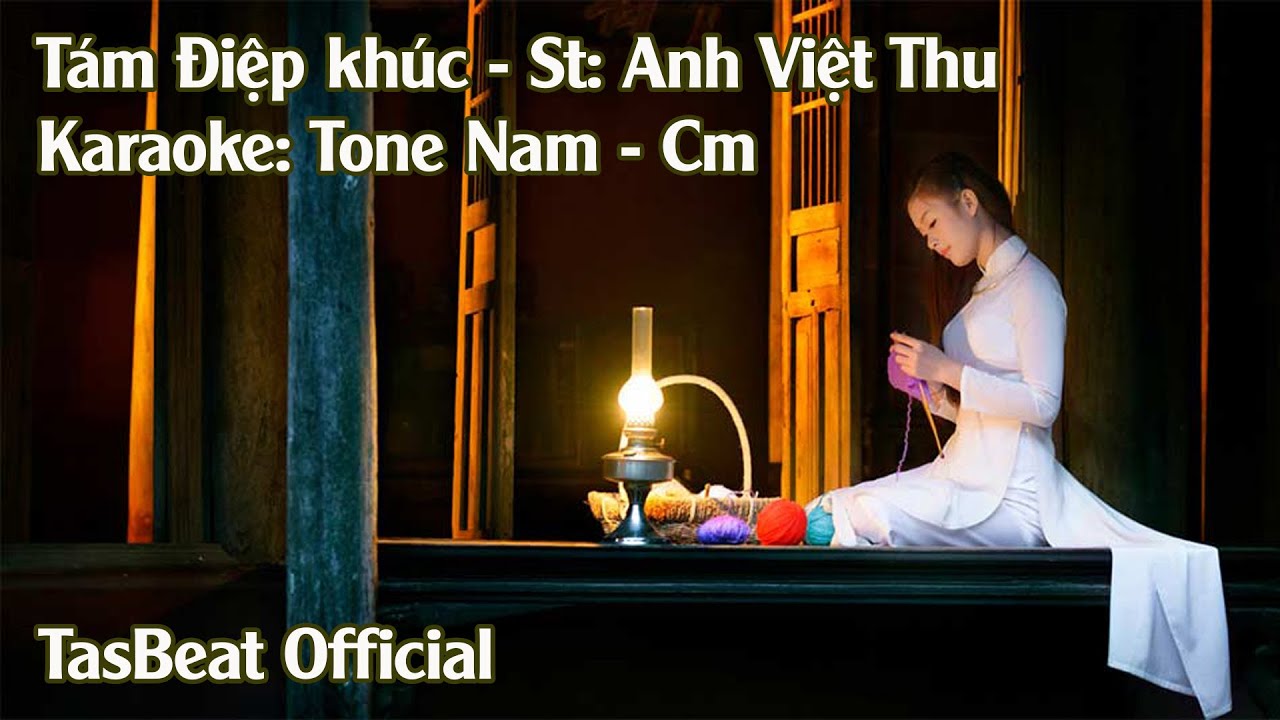 Karaoke Tám Điệp Khúc - Tone Nam | TAS BEAT