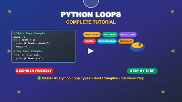 Python Loops Tutorial - While Loops, For Loops, Nested Loops, Range, Break, Continue, and Enumerate