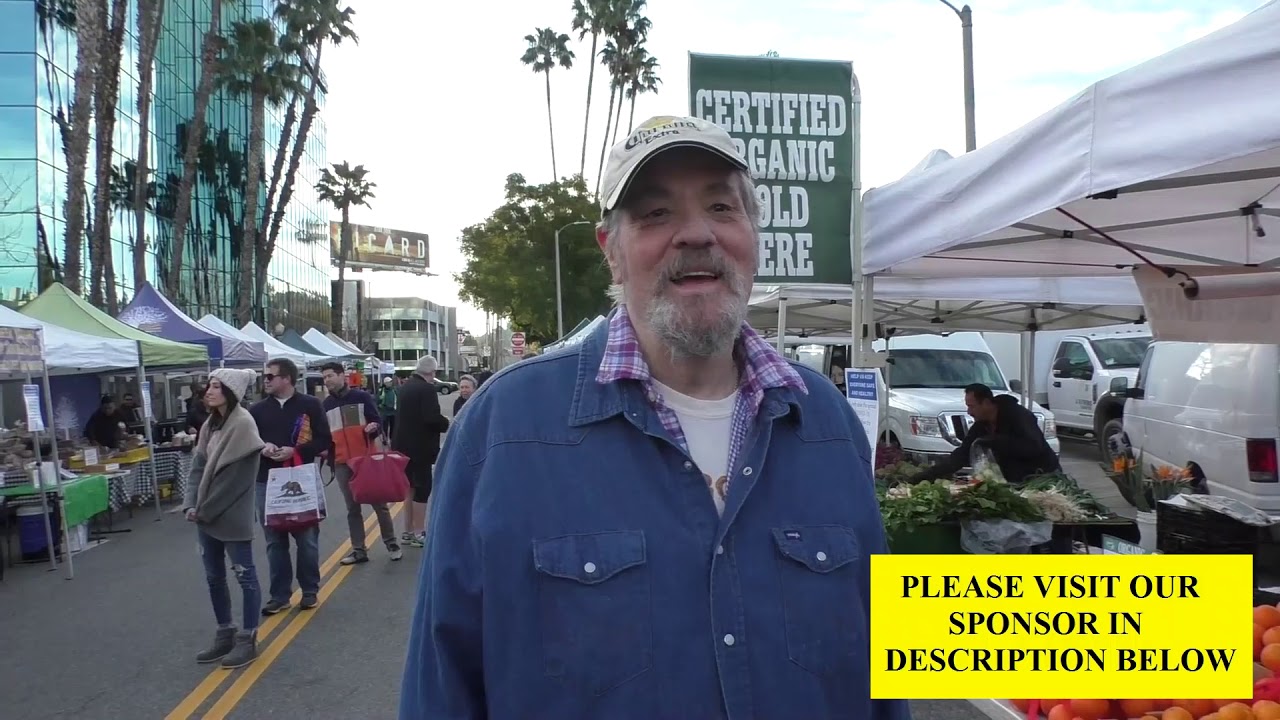 MC Gainey talks about making Corona Beer Great Again while shopping at Farmer's Market in Studio Cit