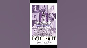 Guess what I changed from the album cover...|| #taylorswift #taylorsversion #swifties