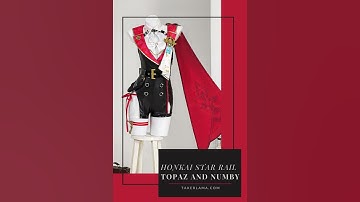 #Takerlama Honkai Star Rail Topaz and Numby Cosplay Costume #HonkaiStarRail #cosplaying #party
