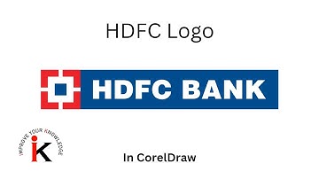 "CorelDRAW Tutorial: How to Create HDFC Bank Logo in CorelDraw"