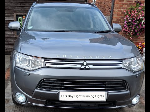 Mitsubishi Outlander PHEV 2014 LED DRL fit LED daytime running lights