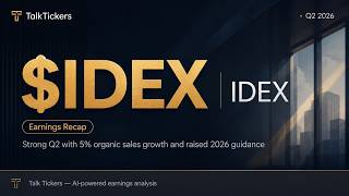 Information IDEX Corp Q2 2026 Earnings: Strong Growth & Strategic Insights Update