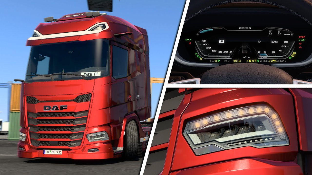 DAF XG & XG+ Mega Tuning Pack  Euro Truck Simulator 2 Mod [ETS2 1.40] 