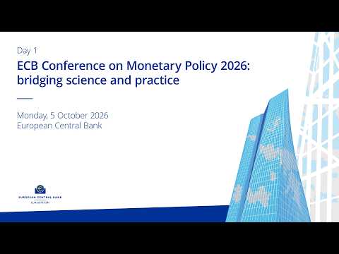 Live - ECB Conference on Monetary Policy 2026 (Day 1)