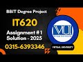IT620 Assignment 1 solution Fall 2025 #it620 #project #2025 #vu
