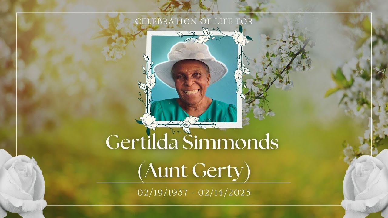 Celebrating the life of Gertilda Simmonds (Aunt Gerty) || Salt Spring ...