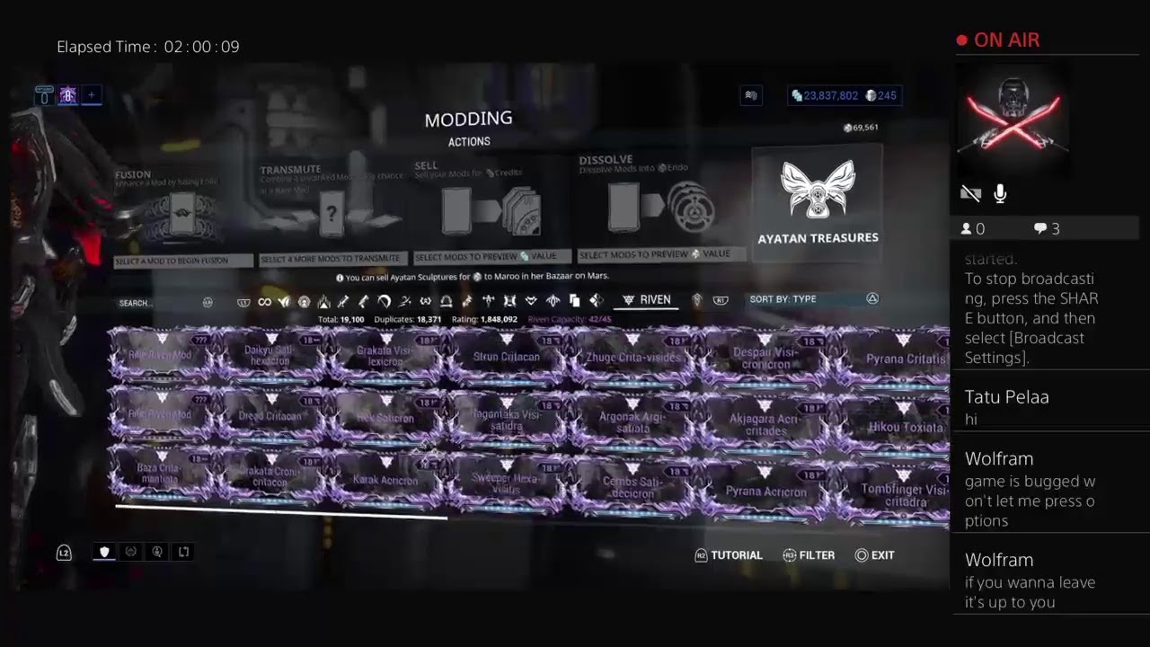 DOVAKIN umbral chroma prime w/ infested mobility and silva aegis godroll