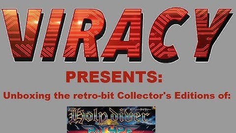 Unboxing the Collector’s Editions of Holy Diver and R-Type Returns!