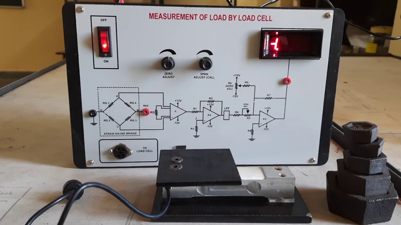 Load cell practical in hindi