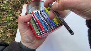 Plein Air - Hillsborough Forest - Using Caran D’Ache Neocolour 2