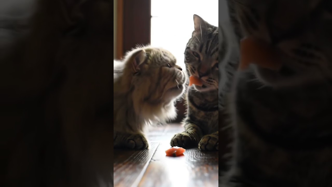 "Hungry Cat Asking for Food 🍲😺 | Heartwarming Cat Story"