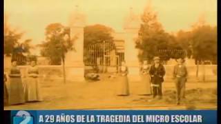 A 29 AÑOS DE LA TRAGEDIA DEL MICRO ESCOLAR EN EL PASO A NIVEL DE CAPITAN BERMUDEZ