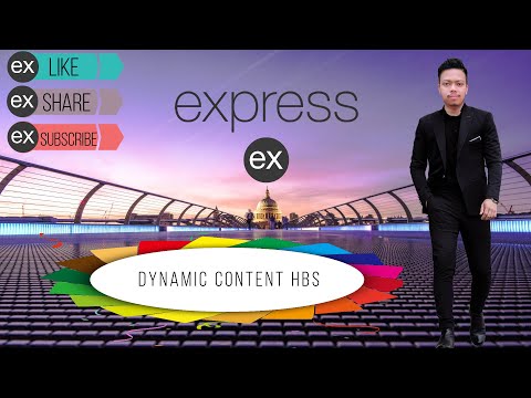Template engine Dynamic Data Change || Express view engine for handlebars || Express Tutorial 2022