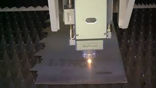 Fiber laser cutting machine marking function