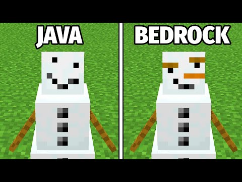 50 Diferenças JAVA vs BEDROCK