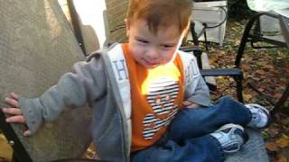 Carving Pumpkins with Christian