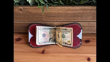 Making  a Leather Heart&Butterly Shaped Wallet, PDF Pattern, by #vikingsleatherdesign