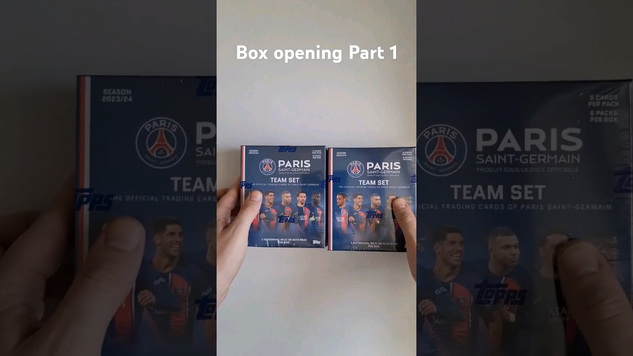Topps PSG Team Set 23/24 part 1