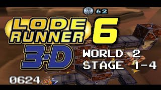 Lode Runner 6 - World 2 Stage 1-4 0624