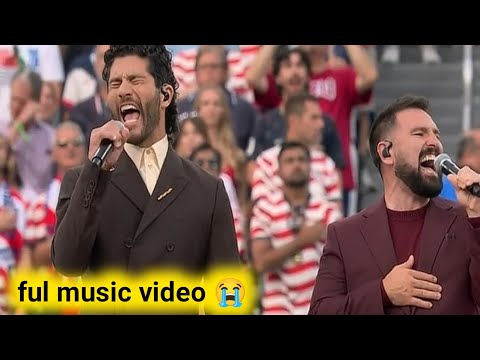 Dan + Shay sing US National Anthem at FIFA World Cup Opening Ceremony 2026 before USA vs Paraguay