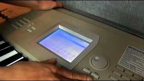 Korg Triton Studio Keyboard Program Mode