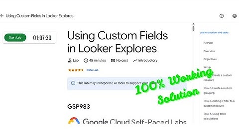 Using Custom Fields in Looker Explores | #GSP983 | #qwiklabs | #arcade #arcadegames #solution