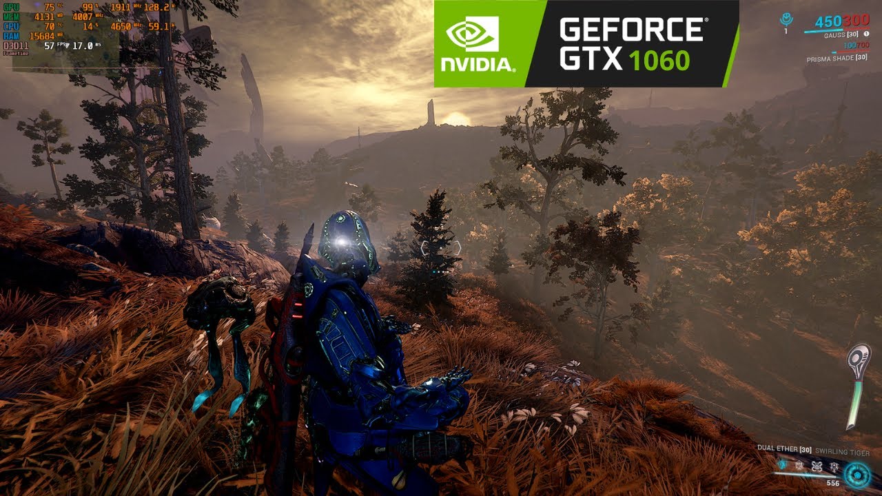 Warframe : GTX 1060 6GB + Ryzen 7 5800x/Ultra Settings