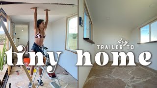 WE CAN FINALLY DECORATE | TRAILER TINY HOME RENOVATION