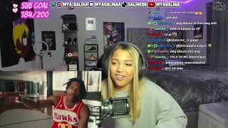 Mya Salina REACTS to Lil Baby - Merch Madness