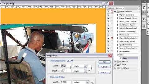 How To Use Actions and Batch Process In Adobe Photoshop CS3