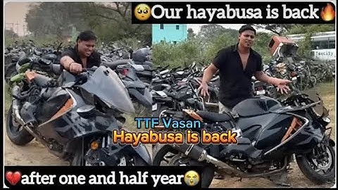 🔥1.5 year ago our Hayabusa is back on Ttf Vasan police station ⛽ very emotional 😭#friendship #ttf#