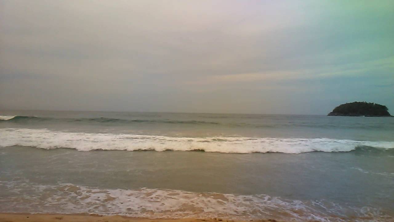 Morning waves at the Andaman Sea