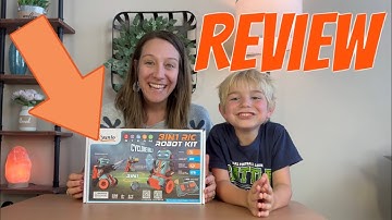 3 in 1 robot STEM building kit- build a robot from scratch with step-by-step instructions