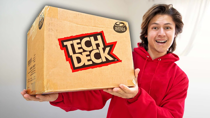 TECH DECK SENT ME A BOX!