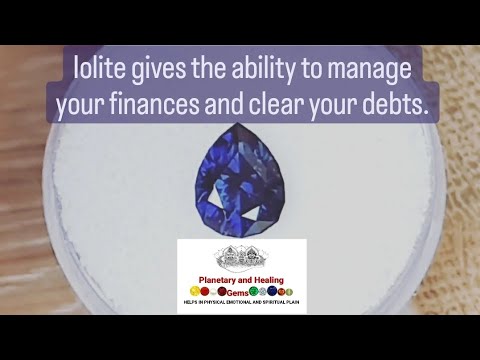 Iolite | Iolite Stone | Iolite Gemstone Benefits | Iolite Crystal | Kaka Neeli | Kaka Neeli Stone