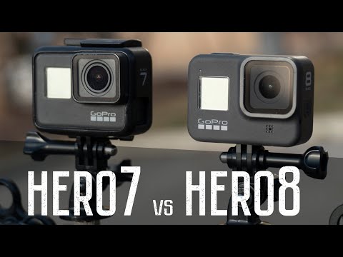 GoPro  HERO8 vs HERO7                                