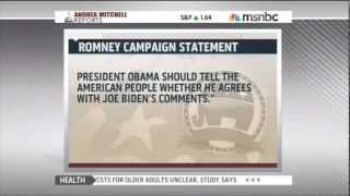 Romney fauxtrage of the day: Joe Biden said 'chains'