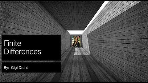 Finite Differences