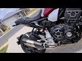 2018+ Honda CB1000r Akrapovič Full System Cold Start