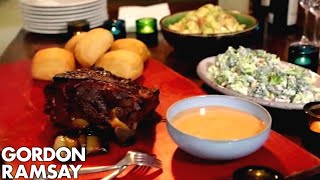 Smoky Pulled Pork with Chipotle Mayonnaise | Gordon Ramsay