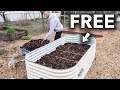 Fill your raised garden bed for free 