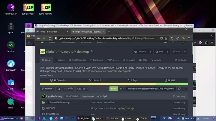 Remote I2PD Browser Shortcut Setup