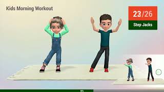 morning kids workout get energized 15 min