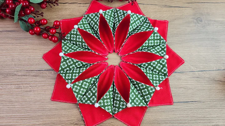 Christmas Magic with FabricHandmade Candle Mat & Table Topper Pattern