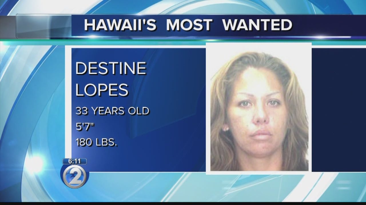 Hawaii's Most Wanted Destine Lopes YouTube