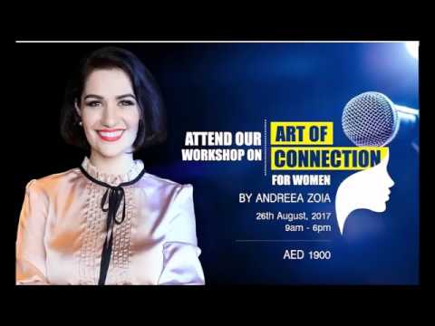 The Art of Connection - public speaking workshop by Andreea Zoia