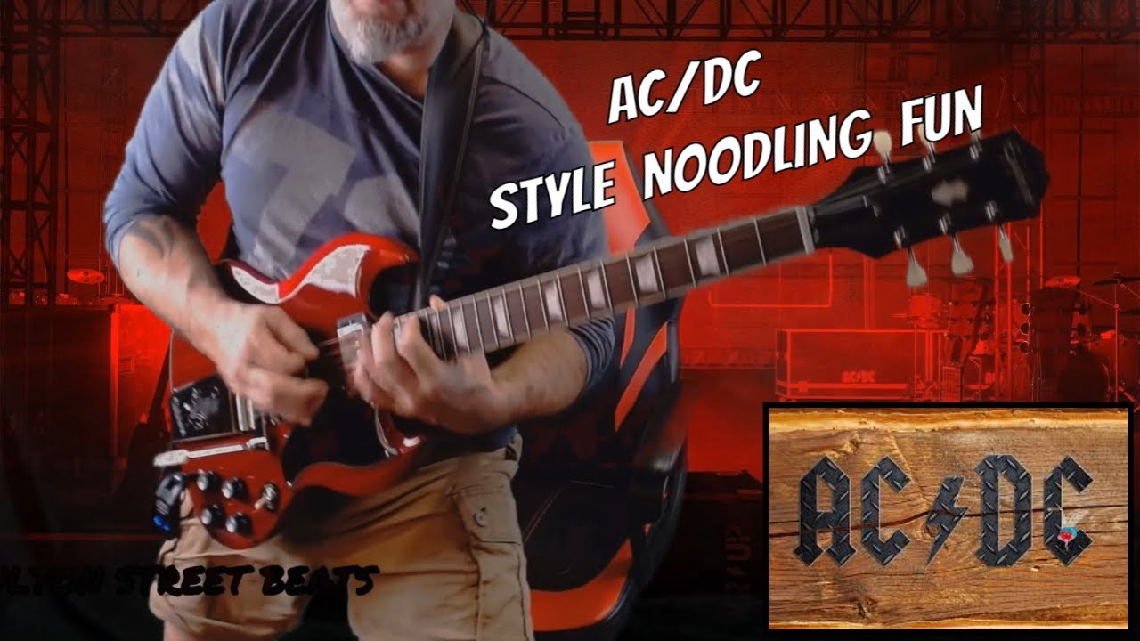 AC/DC Style Riffs On a 61 Epiphone SG Maestro - YouTube