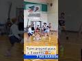 Turn around pass + 3 points 🏀😱💪 #jegarsbasketball #highlights